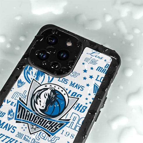 NBA Dallas Mavericks Historic Blast iPhone 15 Pro Waterproof Case