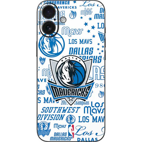 NBA Dallas Mavericks Historic Blast iPhone 16 Plus Skin