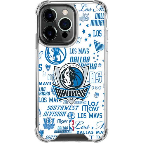 NBA Dallas Mavericks Historic Blast iPhone 16 Pro Clear Case