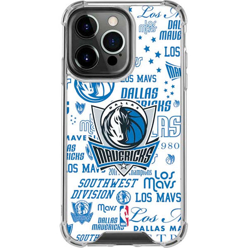 NBA Dallas Mavericks Historic Blast iPhone 16 Pro Max Clear Case