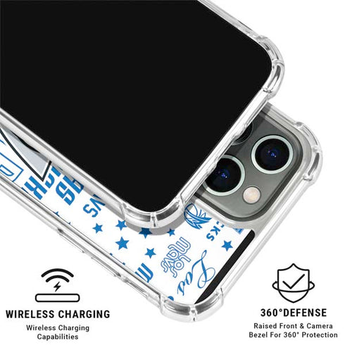 NBA Dallas Mavericks Historic Blast iPhone 16 Pro Max Clear Case