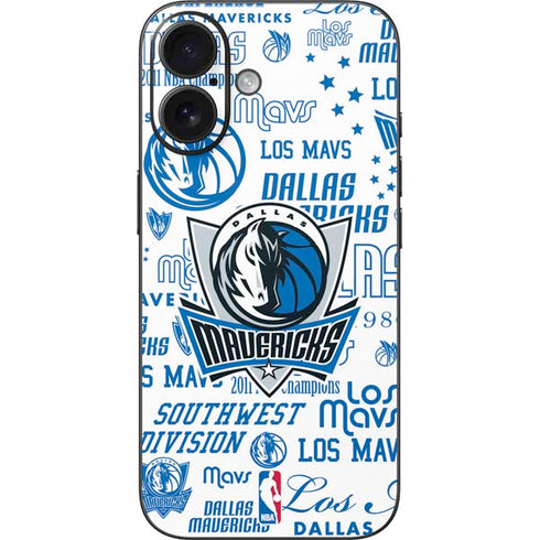 NBA Dallas Mavericks Historic Blast iPhone 16 Skin