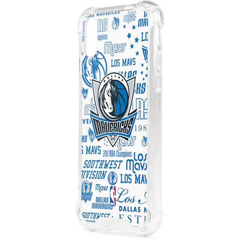 NBA Dallas Mavericks Historic Blast iPhone XS Clear Case
