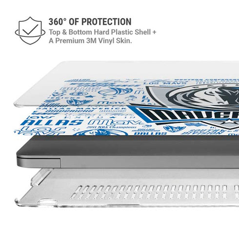 NBA Dallas Mavericks Historic Blast MacBook Cases