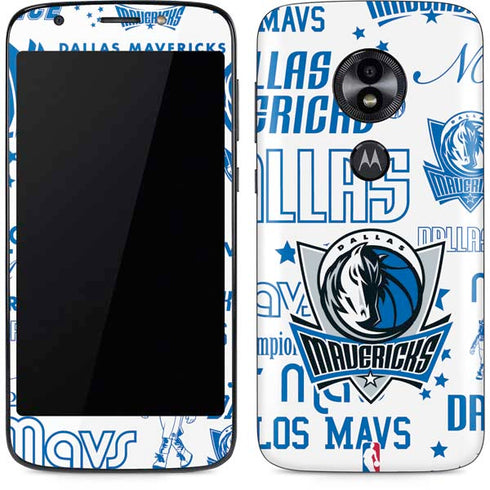 NBA Dallas Mavericks Historic Blast Moto E5 Play Skin