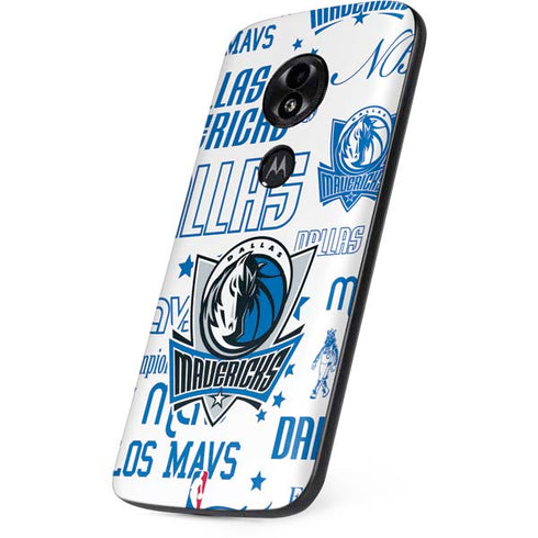NBA Dallas Mavericks Historic Blast Moto E5 Play Skin