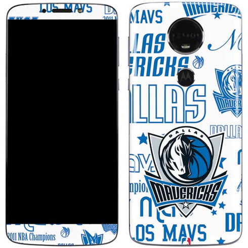 NBA Dallas Mavericks Historic Blast Moto E5 Plus Skin