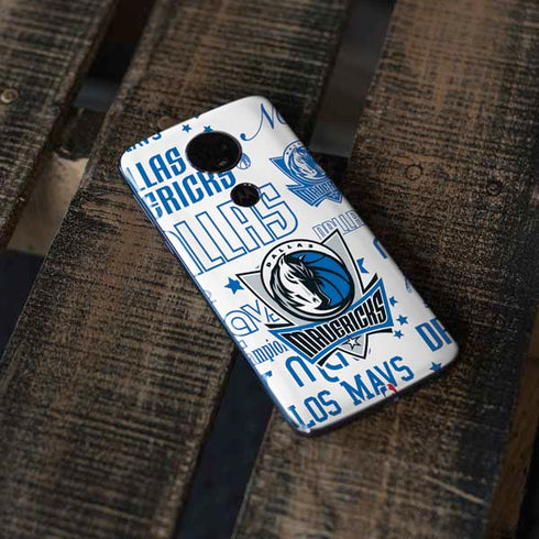 NBA Dallas Mavericks Historic Blast Moto E5 Plus Skin