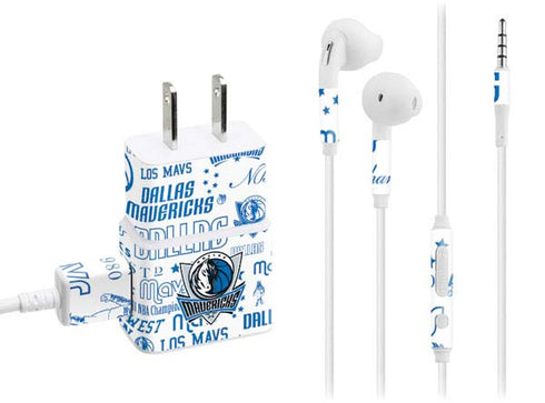 NBA Dallas Mavericks Historic Blast Phone Charger Skin