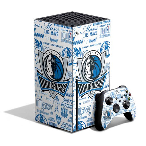 NBA Dallas Mavericks Historic Blast Xbox Series X Skins