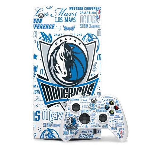 NBA Dallas Mavericks Historic Blast Xbox Series X Skins