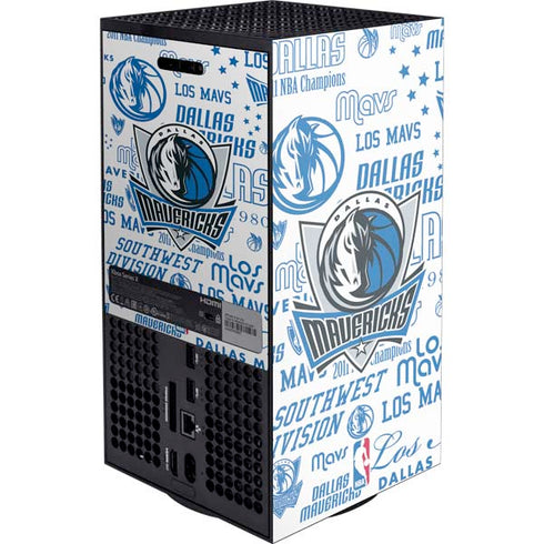NBA Dallas Mavericks Historic Blast XBox Series X Digital Edition Console Skin