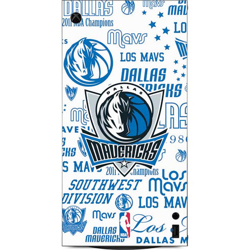 NBA Dallas Mavericks Historic Blast XBox Series X Digital Edition Console Skin