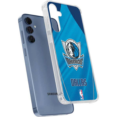 NBA Dallas Mavericks Jersey Galaxy A35 5G Clear Case