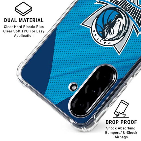 NBA Dallas Mavericks Jersey Galaxy A36 5G Clear Case