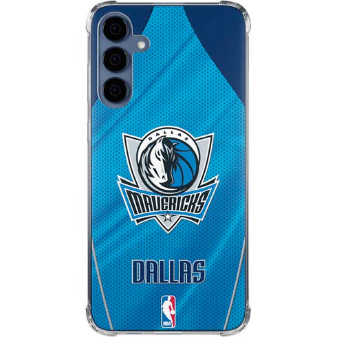 NBA Dallas Mavericks Jersey Galaxy A55 5G Clear Case
