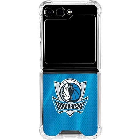 NBA Dallas Mavericks Jersey Galaxy Z Flip6 Clear Case