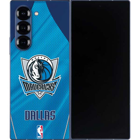 NBA Dallas Mavericks Jersey Galaxy Z Fold6 Skin