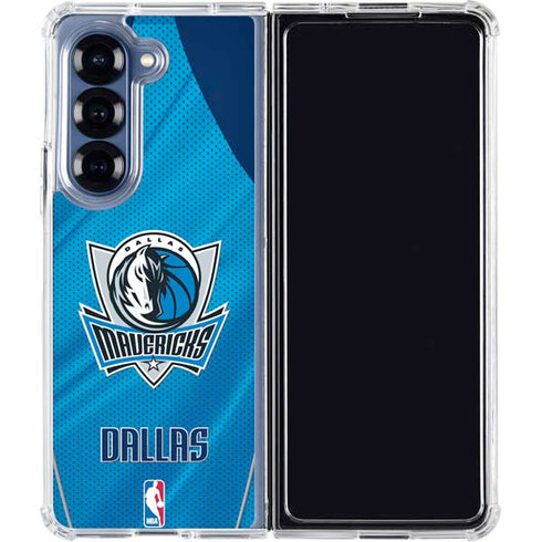 NBA Dallas Mavericks Jersey Galaxy Z Fold7 Clear Case