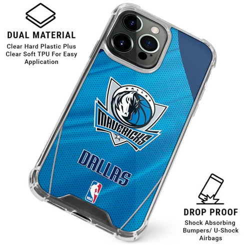 NBA Dallas Mavericks Jersey iPhone 16 Pro Max Clear Case