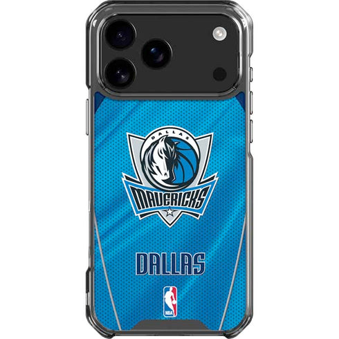 NBA Dallas Mavericks Jersey iPhone 17 Pro Max Clear Case