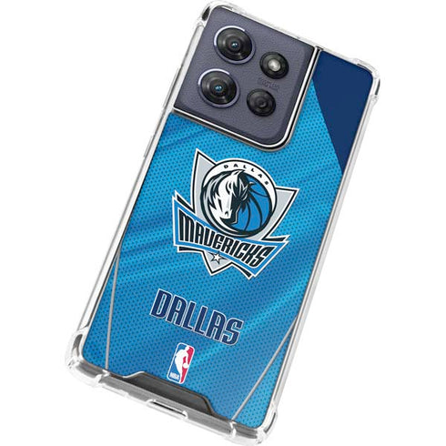 NBA Dallas Mavericks Jersey Moto G 5G (2025) Clear Case
