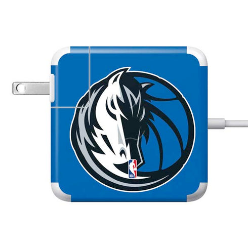 NBA Dallas Mavericks Large Logo 85W Power Adapter (15 and 17 inch MacBook Pro Charger) Skin