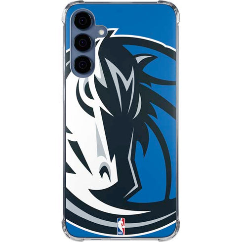 NBA Dallas Mavericks Large Logo Galaxy A35 5G Clear Case