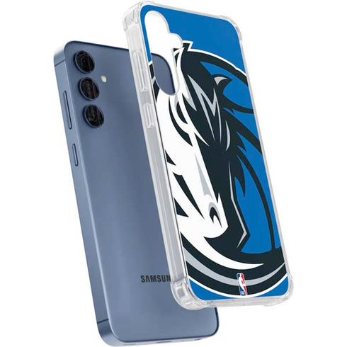 NBA Dallas Mavericks Large Logo Galaxy A55 5G Clear Case