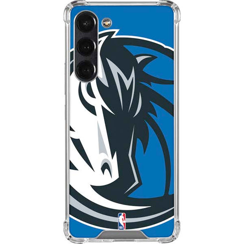 NBA Dallas Mavericks Large Logo Galaxy S24 FE Clear Case