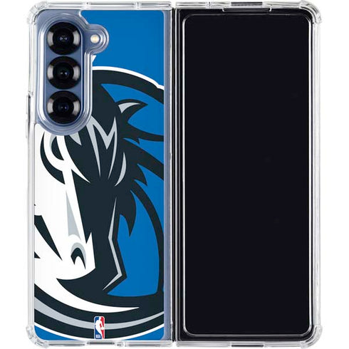 NBA Dallas Mavericks Large Logo Galaxy Z Fold7 Clear Case