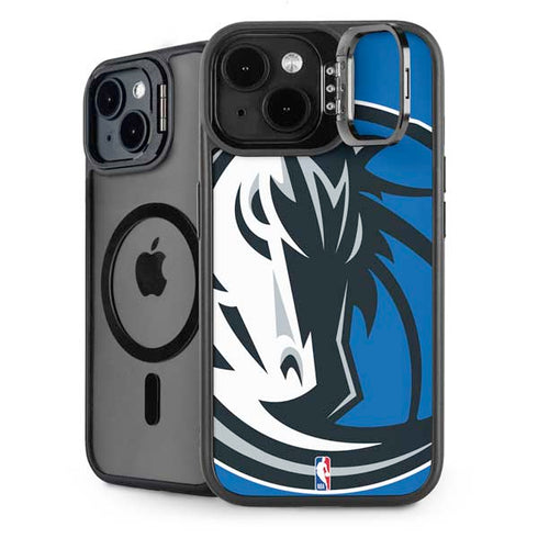 NBA Dallas Mavericks Large Logo iPhone 14 Kickstand Case