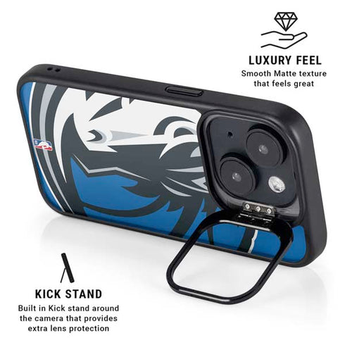 NBA Dallas Mavericks Large Logo iPhone 14 Plus Kickstand Case
