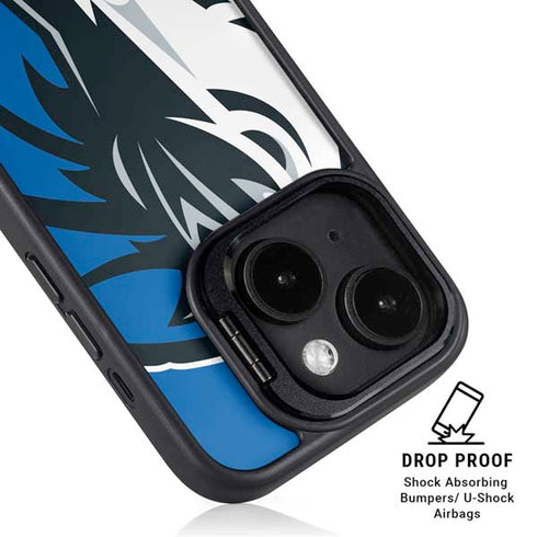 NBA Dallas Mavericks Large Logo iPhone 15 Kickstand Case