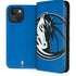 NBA Dallas Mavericks Large Logo iPhone 15 Plus Folio Case