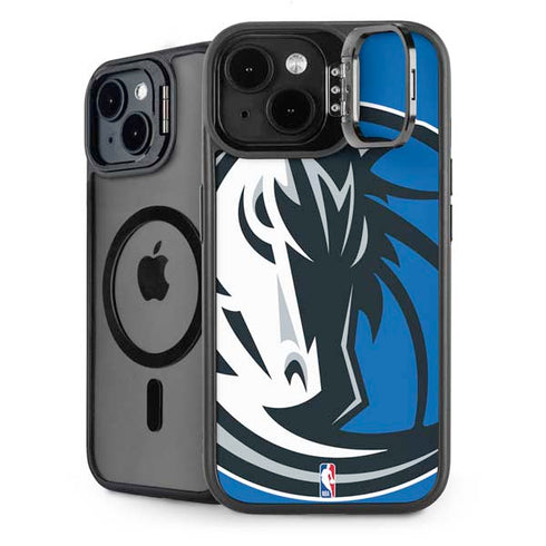 NBA Dallas Mavericks Large Logo iPhone 15 Plus Kickstand Case