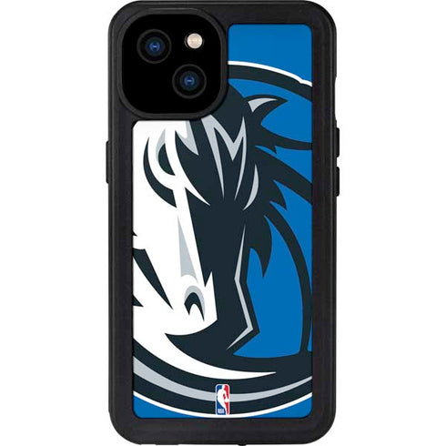 NBA Dallas Mavericks Large Logo iPhone 15 Plus Waterproof Case