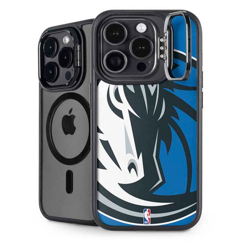NBA Dallas Mavericks Large Logo iPhone 15 Pro Kickstand Case