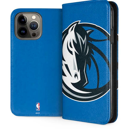 NBA Dallas Mavericks Large Logo iPhone 15 Pro Max Folio Case