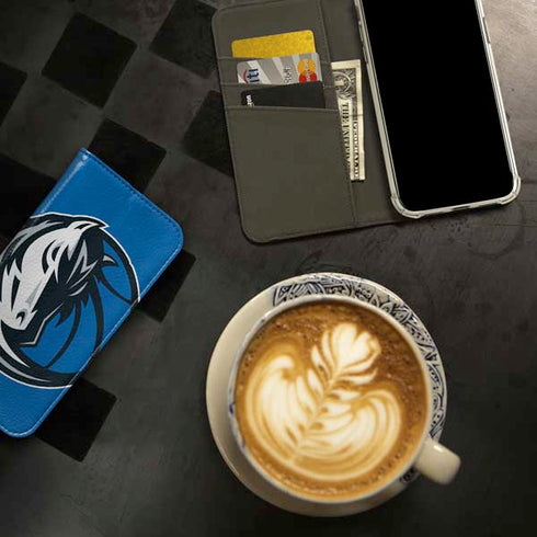 NBA Dallas Mavericks Large Logo iPhone 15 Pro Max Folio Case