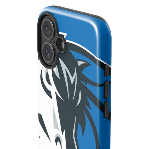 NBA Dallas Mavericks Large Logo iPhone 16 Impact Case