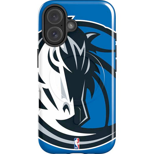 NBA Dallas Mavericks Large Logo iPhone 16 Magsafe Impact Case