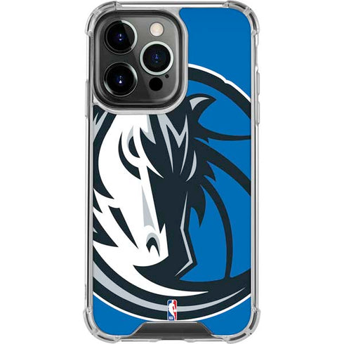 NBA Dallas Mavericks Large Logo iPhone 16 Pro Clear Case