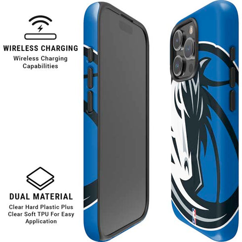 NBA Dallas Mavericks Large Logo iPhone 16 Pro Max Magsafe Impact Case