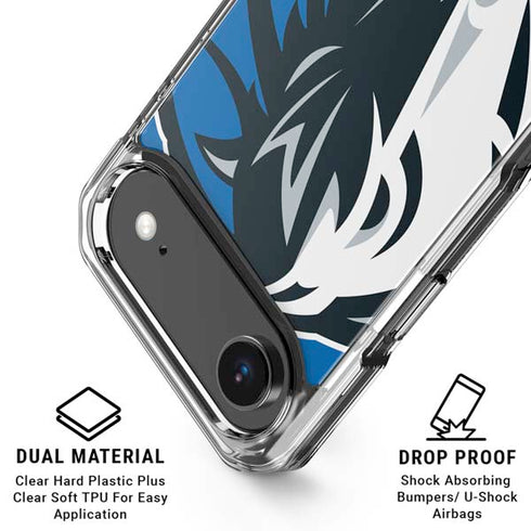 NBA Dallas Mavericks Large Logo iPhone 17 Air Clear Case