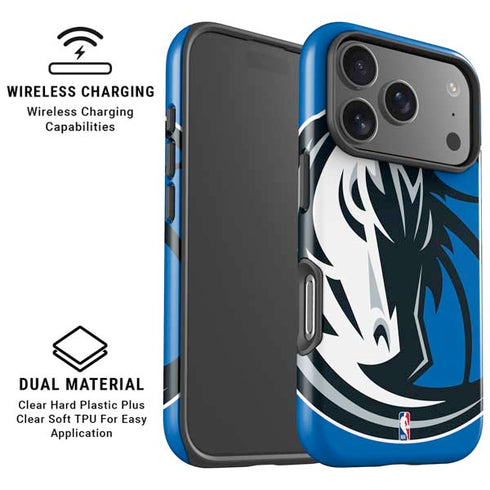 NBA Dallas Mavericks Large Logo iPhone 17 Pro Magsafe Impact Case