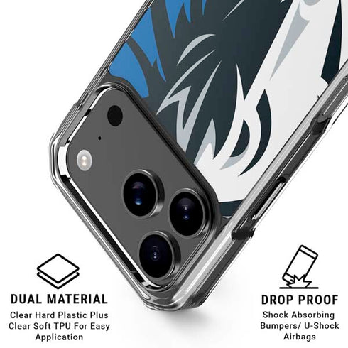 NBA Dallas Mavericks Large Logo iPhone 17 Pro Max Clear Case