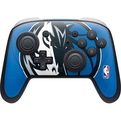 NBA Dallas Mavericks Large Logo Nintendo Switch 2 (2025) Pro Controller Skin