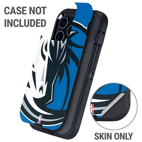 NBA Dallas Mavericks Large Logo Otterbox Defender iPhone Skin
