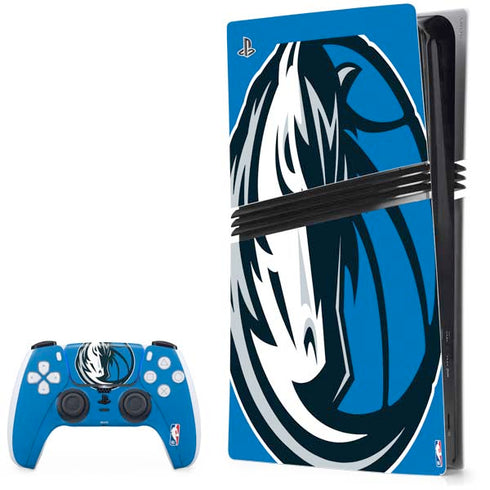 NBA Dallas Mavericks Large Logo PS5 Pro Bundle Skin